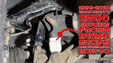 2004 GMC Sierra Front Bump Stops Replacement How-To