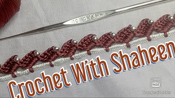 Crochet Lace Design Tutorial |  Guide to Creating Beautiful Patterns @crochetwithshaheen0786