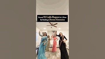 “₹2,00,000 in 1 Hour?! This AI Chrome Extension Trick Is Insane 🤯” #programming #ai #google #chrome