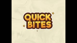 Quick Bites | Cooking Show Title Sequence Animation | After effects