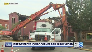 Fire destroys iconic Corner Bar in Rockford