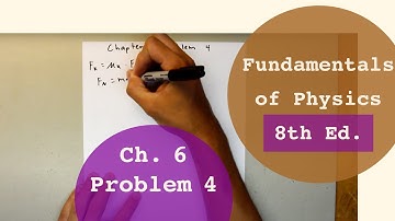 Fundamentals of Physics 8th Edition (Walker/Halliday/Resnick), Chapter 6, Problem 4 Solution