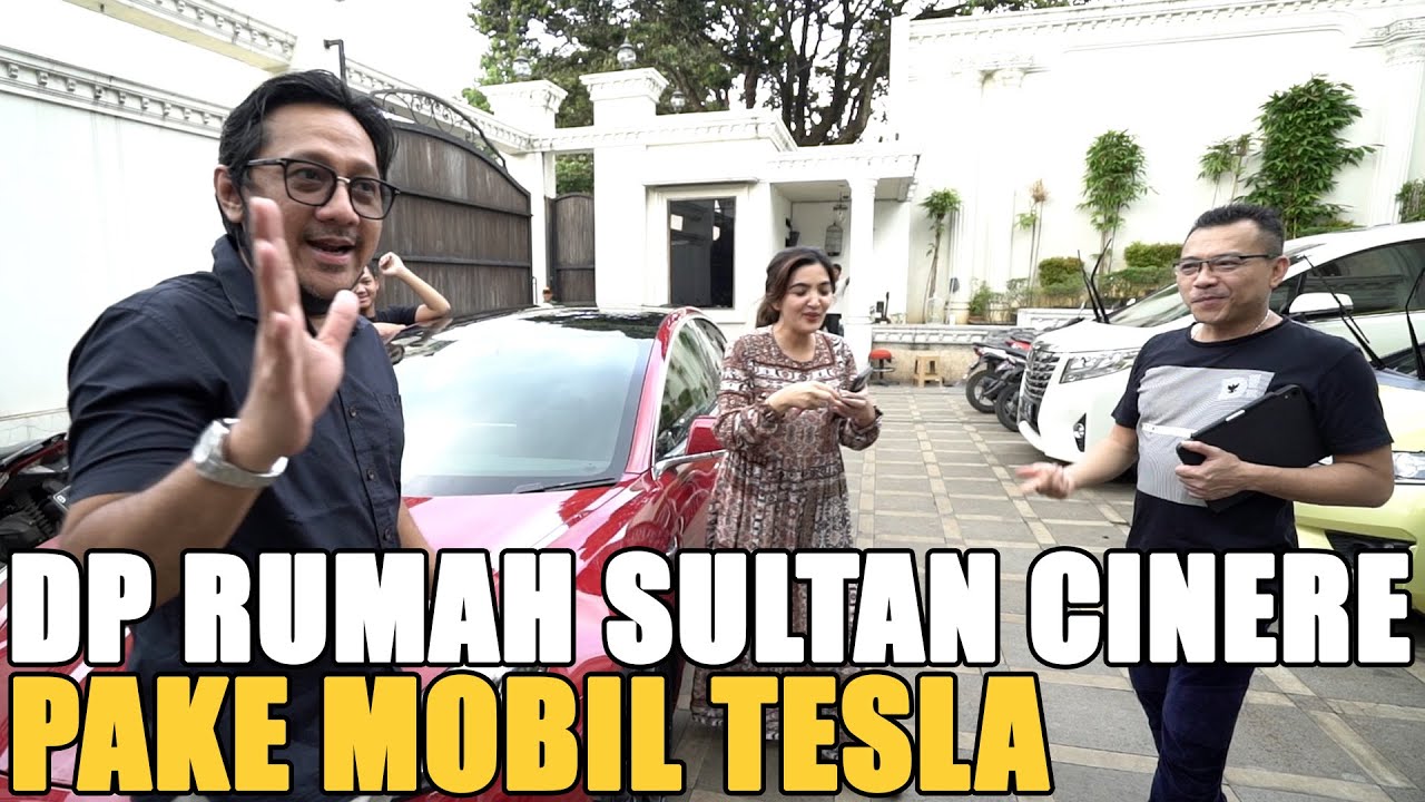 SULTAN BINTARO DP ISTANA CINERE PAKE MOBIL TESLA.. RAFFI AHMAD KALAH TELAK