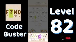 Code Busters Level 82 Walkthrough 🧩 | All Puzzle Solutions| Solutionguruji
