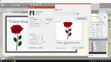 VinylCut 5 Software Tracing a Raster Image to a Vector Digital Stamp, Step by Step Video