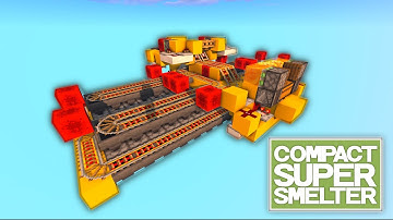 Super Smelter (Fast & Compact) - Java 1.19 - 1.15 (64 Furnace Array)
