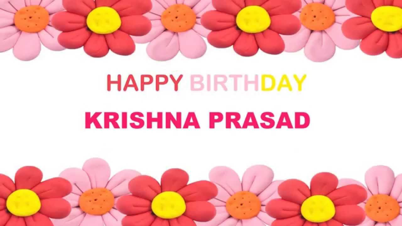 KrishnaPrasad Birthday Postcards & Postales87 - Happy Birthday ...