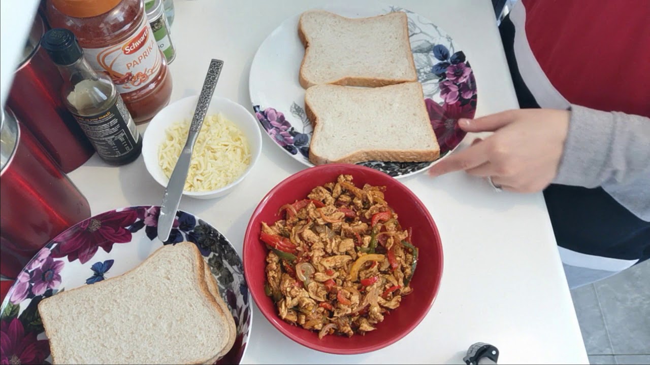 Chicken Fajita Sandwich Recipe - Chicken cheesy fajita -How to Make the