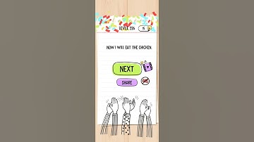 Brain Test Level 226 Help me feed my lizard.