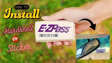 How To Install E ZPass Toll Pass Easy Simple