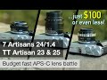 Budget f14 apsc lens battle 7artisans 2414 vs tt artisan 2314  252