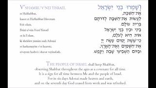 Video thumbnail of "V'shamru song for Shabbat"