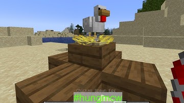 Minecraft インクラフト #51- Making a Working Chicken Nest - Ổ Gà #shorts #minecraft