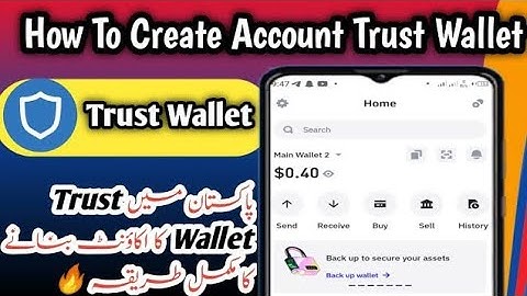 How to Create Trust Wallet Account 2025 || Pakistan ma Trust Wallet ka Account Kaise Banaye