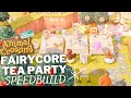 fairycore tea party ✨☕ ACNH SPEEDBUILD