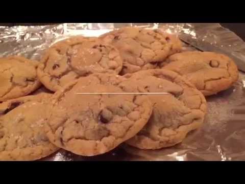 Salted Caramel Filled Chocolate Chip Cookies