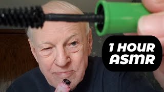 ASMR Grandpa 1 HOUR Soothing Makeup and Story COMPILATION (TALKING)