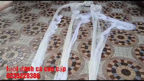 Lưới thái dù sợi 2 chất lượng cao, Lưới bắt cá lớn,đánh nước chảy ở sông, ngòi, suối ZANO 0335228386