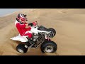 DJI Osmo Action Helmet Cam Dune Riding with ATV - Yamaha Raptor 700