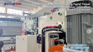 ZODE automatic interfold folding machine including high speed box tissue packing machine