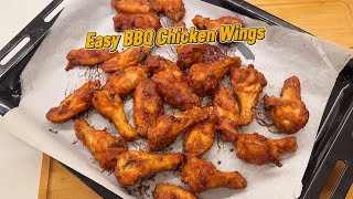 Crispy BBQ Chicken Wings in the Oven (No Frying!) | Must try