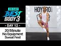 20 Minute Extreme Full Body Workout (NO EQUIPMENT + NO REPEATS)
