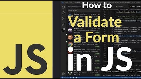 How to Validate a Form Using JavaScript | Client-Side Form Validation Tutorial with Real Examples