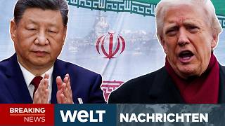 IRAN: China durchbricht Blockade der USA bei Hormus! Xi Jinping macht Ansage an Trump | WELT LIVE