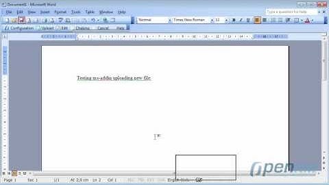 OpenKM - Microsoft Office Addin ( spanish )