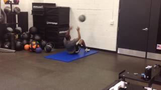 Medicine Ball Crunch Throw