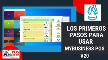 Los primeros pasos para usar MyBusiness Pos v20