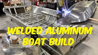 ALL WELDED Fishing Boat Built from Scratch - Time Lapse