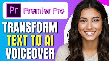 How To Create TEXT TO AI VOICEOVER In Premiere Pro | Premiere Pro Text To Speech | Easy Tutorial