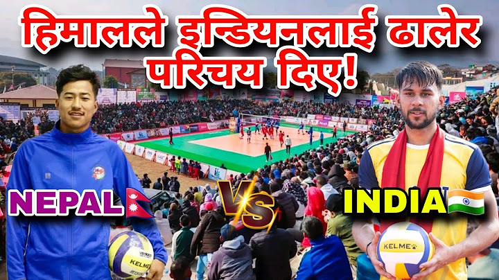 हिमालले इन्डियन खेलाडी ढाले! Gandaki vs Sunil Volleyvall Club India•Tiger Cup 2081•nepal volleyball