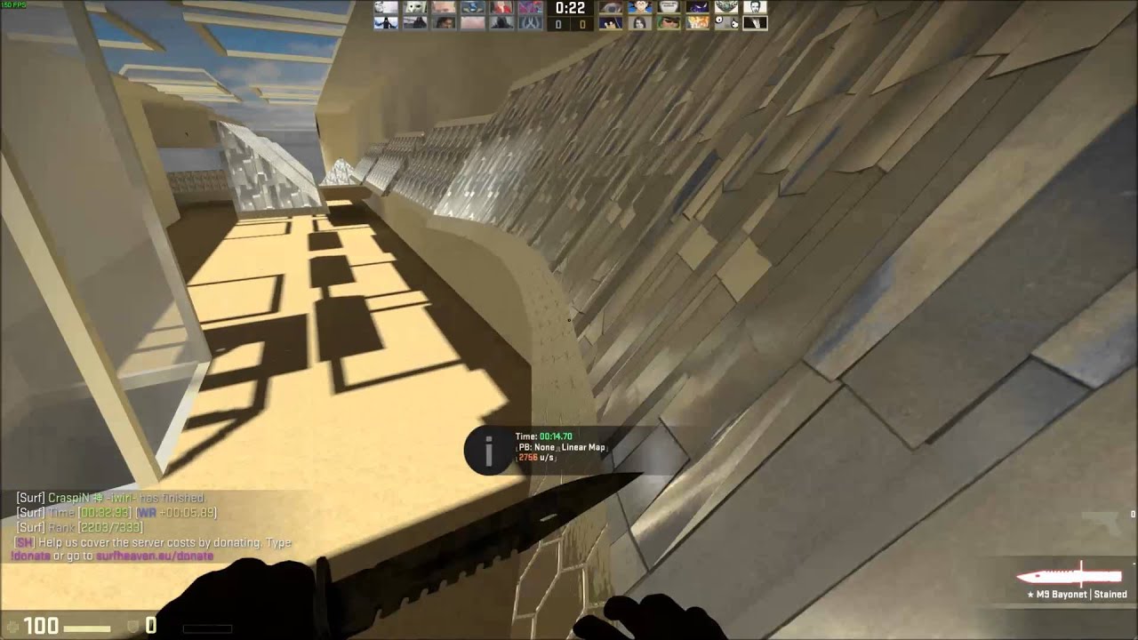 Counter Strike Global Offensive Surfing - YouTube
