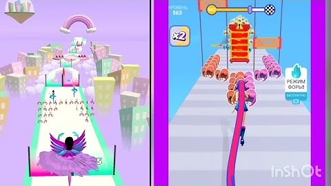 Hair Challenge VS Ballerina Run / iOS Mobile Game  Max Level