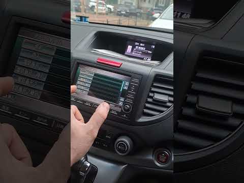 Магнитола Internavi Honda телефонная книга