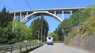 2024年4月26日　JRバス 碓氷線 横川駅→軽井沢駅 ダイジェスト (国道18号 碓氷バイパス→南軽井沢→プリンス通り→新軽井沢)