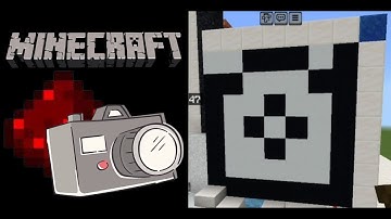 Functioning Redstone Camera and Printer in Minecraft (No Mods, No Command Blocks)