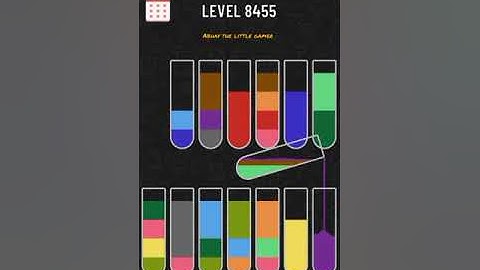 Water sort puzzle level 8455