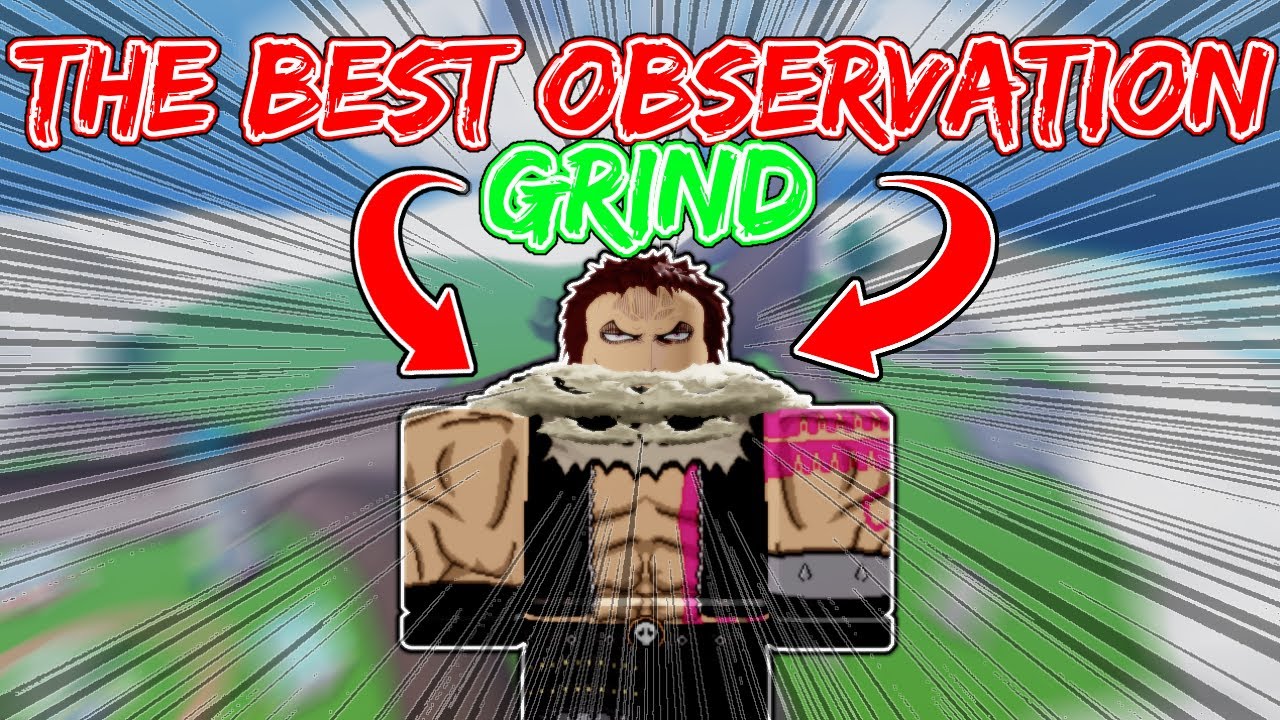 MAX LEVEL OBSERVATION HAKI IN TWO HOURS?! | BLOX PIECE 