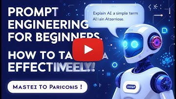 Prompt Engineering for Beginners | How to Talk to AI Effectively #AI #ChatGPT#Deepseek#AIPrompting