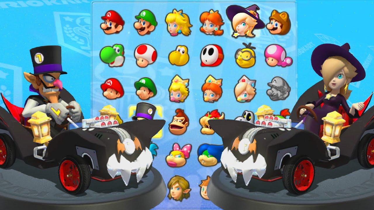 マリオカート8デラックス】ワルイージ(ヴァンパイア)とロゼッタ