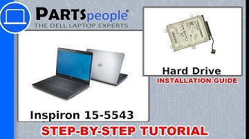 Dell Inspiron 15-5543 (P39F001) Hard Drive & Caddy How-To Video Tutorial