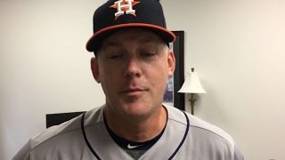 HOU@TEX: Hinch on players stepping up to help Astros