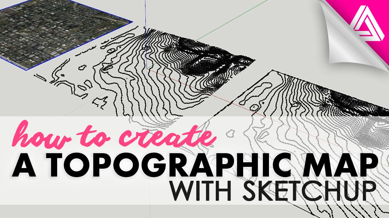 How to Create A Topographic Map with Sketchup  YouTube