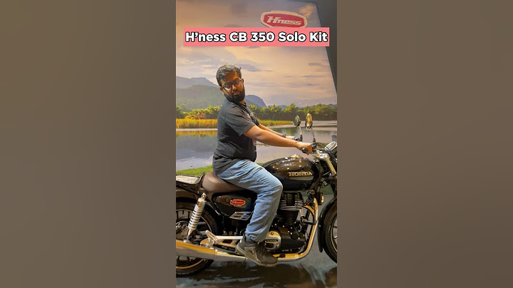 Honda H'ness CB350 can be customized in these 6 new packs! #shorts