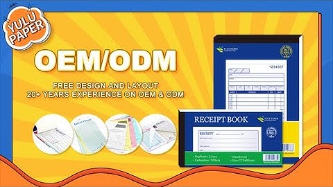 carbonless receipt book