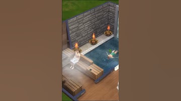 Pool and Sauna Idea in Sims 4 #sims4 #game #thesims4 #sims4build #sims #gaming