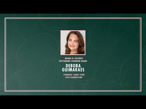 Debora Guimaraes - MAPS 2022 Manuel N. Coutinho Outstanding Volunteer Award